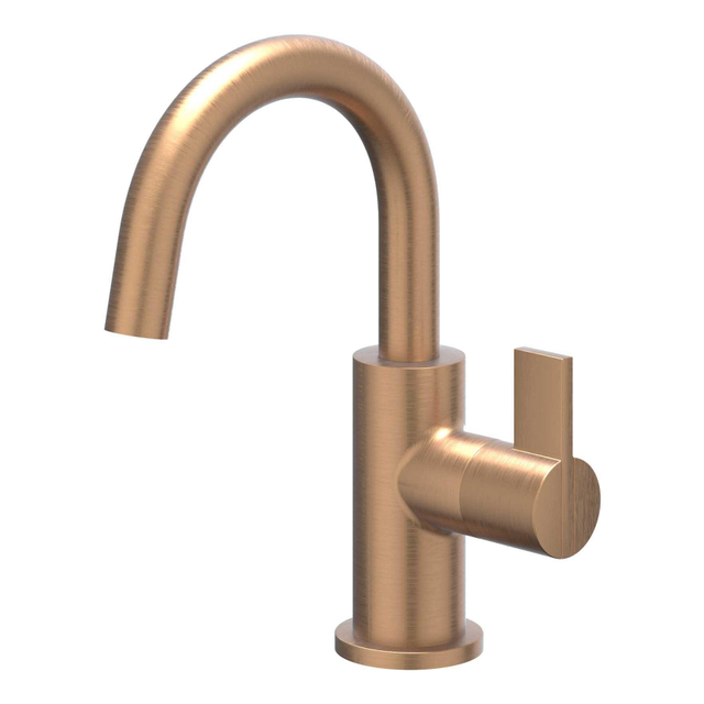 IVY Pact Fonteinkraan - opbouw - middelhoog - draaibare uitloop - Geborsteld mat koper PVD 6402155