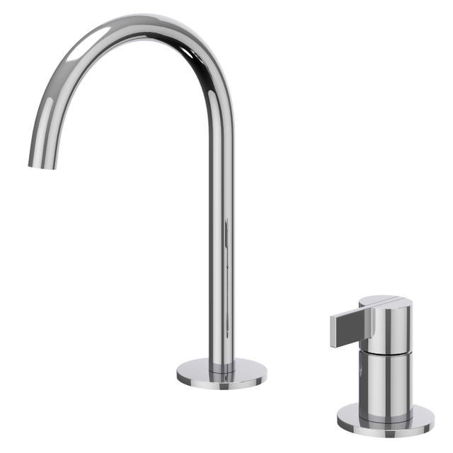 IVY Pact Wastafelmengkraan - 2-gats - bladmontage - uitloop - coldstart - Chroom 6101301