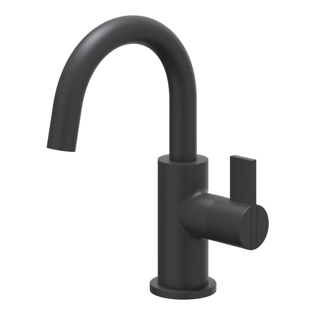 IVY Pact Fonteinkraan - opbouw - middelhoog - draaibare uitloop - Mat zwart PED 6402152