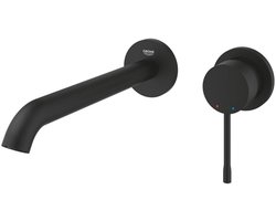 Grohe Essence Wastafelmengkraan - l-size - 2-gats - zonder inbouwdeel - phantom black 29193kf1