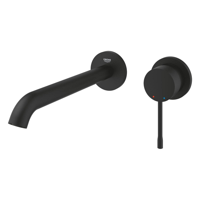 Grohe GROHE Essence Wastafelmengkraan - l-size - 2-gats - zonder inbouwdeel - phantom black 29193kf1