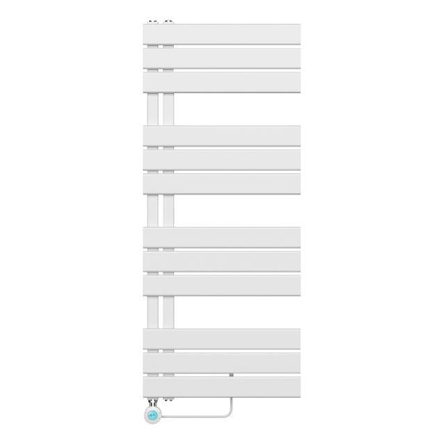 Belrad Handdoekradiator Elektrische Links Aansluiting/Comb- Wit 1200X500 BUCWE1200500