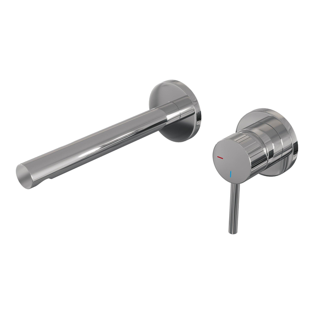 Brauer BRAUER Stripe Inbouw Wastafelmengkraan - rechte uitloop en rozetten - model A1 - chroom 5-CE-331