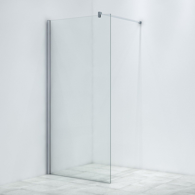 Marenza Bellini Inloopdouche - 110x200cm - helder glas - chroom SW797904/SW915250