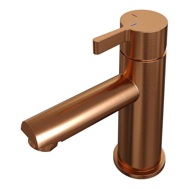 Brauer Brauer Copper Edition Wastafelmengkraan opbouw - laag - model E PVD - geborsteld koper 5-GK-001-HD1