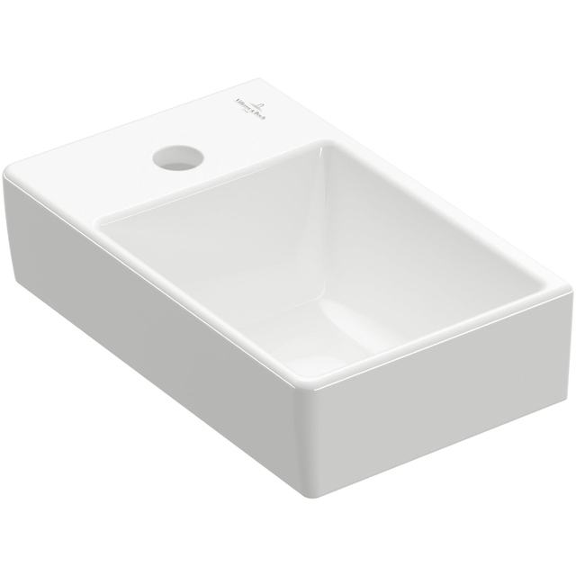 Villeroy & Boch Villeroy & Boch Avento fontein 1 kraangat links zonder overloop 36x22cm - wit 43003r01