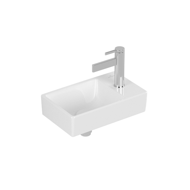 Villeroy & Boch Villeroy & Boch Avento fontein 1 kraangat rechts zonder overloop 36x22cm - wit 43003l01