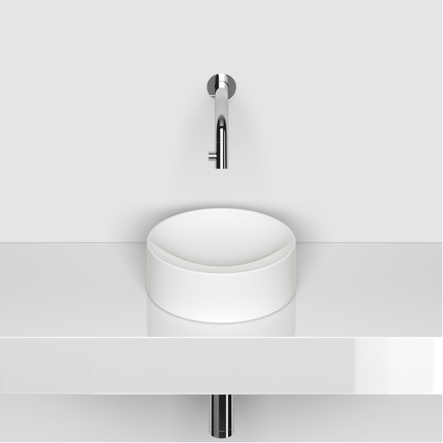 Clou Clou Vale fonteinen keramiek fontein rond Wit mat CL/03.02164