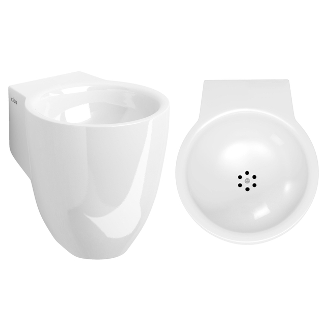 Clou Clou Flush 6 fontein 27x28cm zonder kraangat Keramiek Wit CL/03.03061