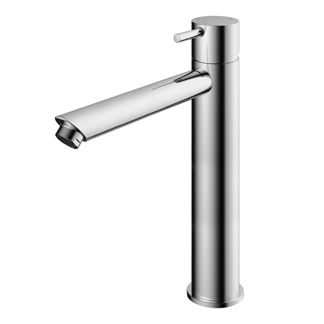 Hotbath Hotbath Cobber hoge wastafelmengkraan met rechte uitloop zonder waste chroom CB003HSCR