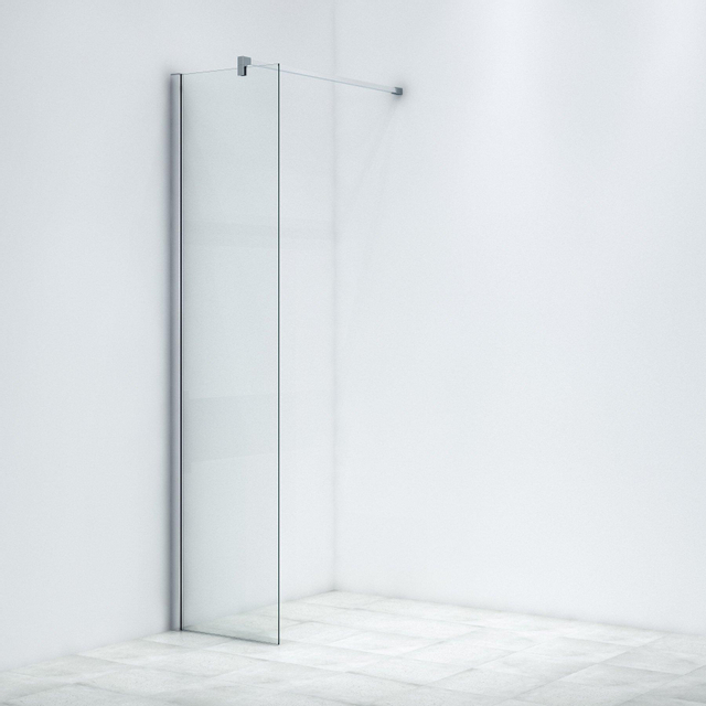 Marenza Bellini Inloopdouche - 50x200cm - helder glas - chroom WR50-C/C