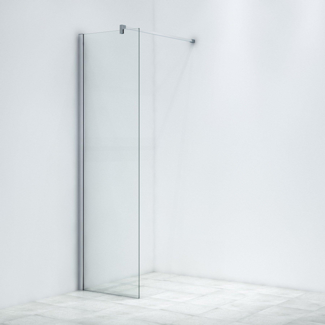 Marenza Bellini Inloopdouche - 60x200cm - helder glas - chroom SW797904/SW797912