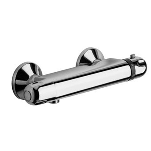 Plieger Plieger Luzon douchekraan thermostatisch zonder omstel met koppelingen HOH=15cm chroom joy1
