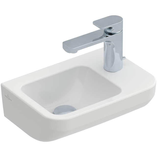 Villeroy & Boch Villeroy & Boch Architectura fontein met kraangat rechts zonder overloop 36x26cm - wit 43733701
