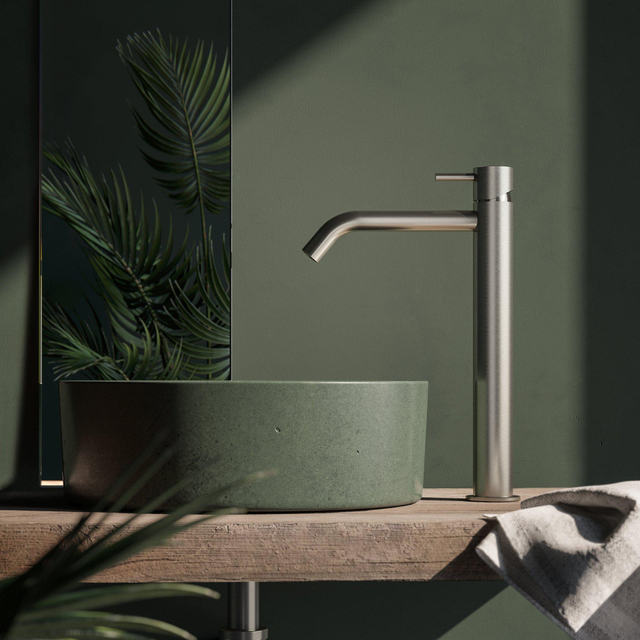 Hotbath Hotbath Archie wastafelmengkraan hoog zonder waste RVS AR003HIX