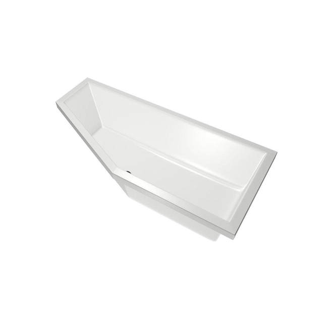 Xenz Xenz Society Hoekbad - 170x75x48 - afvoer Midden - Rechts - Compact - acryl - wit 6926-01