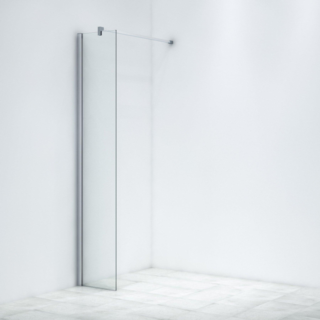 Marenza Bellini Inloopdouche - 40x200cm - helder glas - chroom SW797904/SW797911