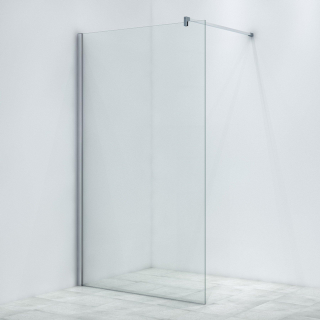 Marenza Bellini Inloopdouche - 120x200cm - helder glas - chroom SW797904/SW797917