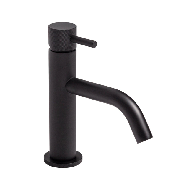 Crosswater Crosswater MPRO Wastafelkraan - geribbeld - zwart mat PRO110DNM_K