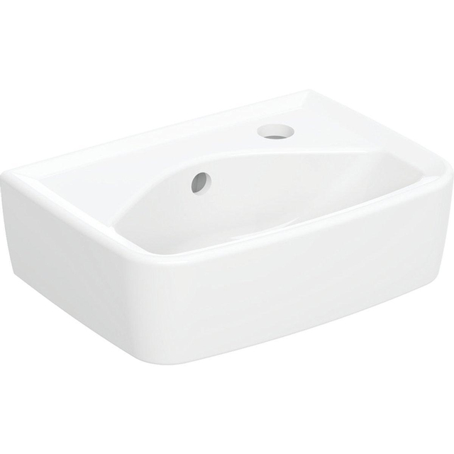 Geberit Geberit Bastia Fontein Square - 35x25cm - kraangat - overloop - wit 502.661.01.1