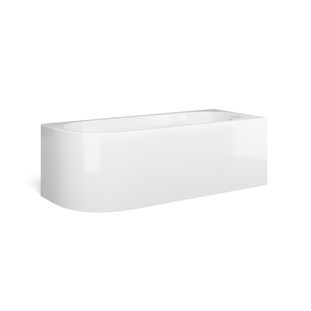 Looox Looox Bath collection hoekbad - 170x70x55cm - rechts - wit glans coolcornergwr