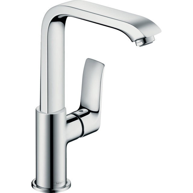 Hansgrohe Hansgrohe Metris wastafelkraan met hoge draaibare uitloop chroom 31081000
