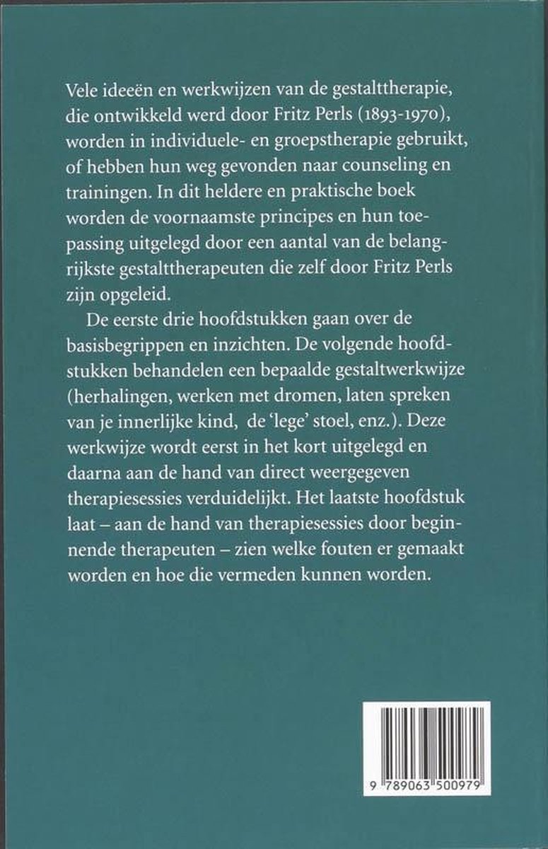 Karnak, Uitgeverij Handboek gestalttherapie