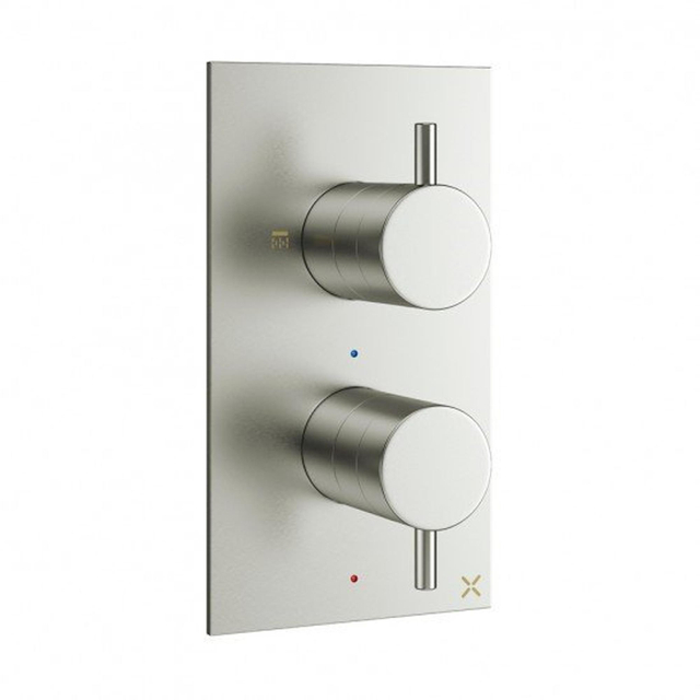 Crosswater Crosswater MPRO douchekraan - inbouw - verticaal - geborsteld rvs sw385373/sw385437