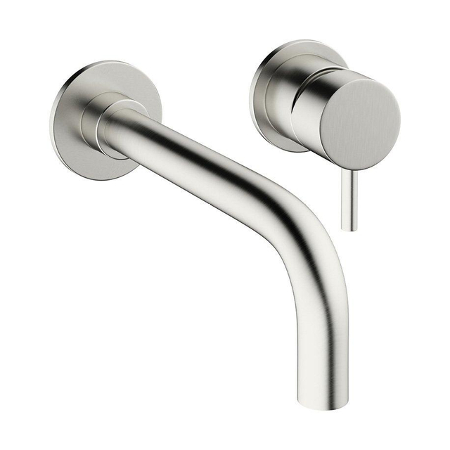 Crosswater Crosswater MPRO inbouw wastafelkraan met inbouwdeel en 14cm en 22cm uitloop RVS 2x sw84108/sw108529