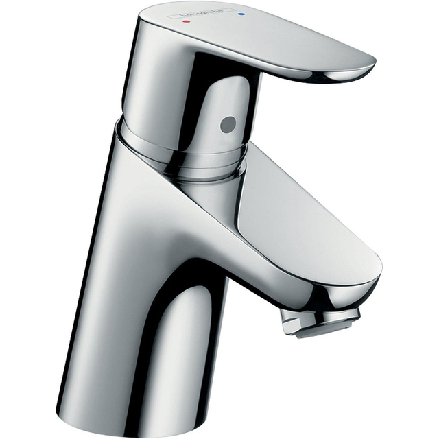 Hansgrohe Hansgrohe Focus wastafelmengkraan met waste pushopen afvoergarnituur chroom 31604000