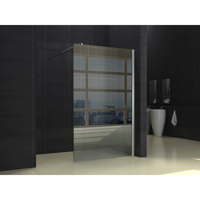 Wiesbaden Wiesbaden Comfort inloopdouche 800 x 2000 x 10 mm nano helder glas/chroom 20.3810