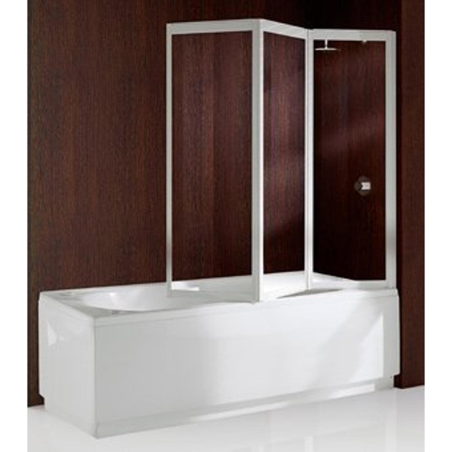 Novellini Novellini Aurora 9 badklapwand 3 delig 138x138cm wit/waterval AURORA93V16A