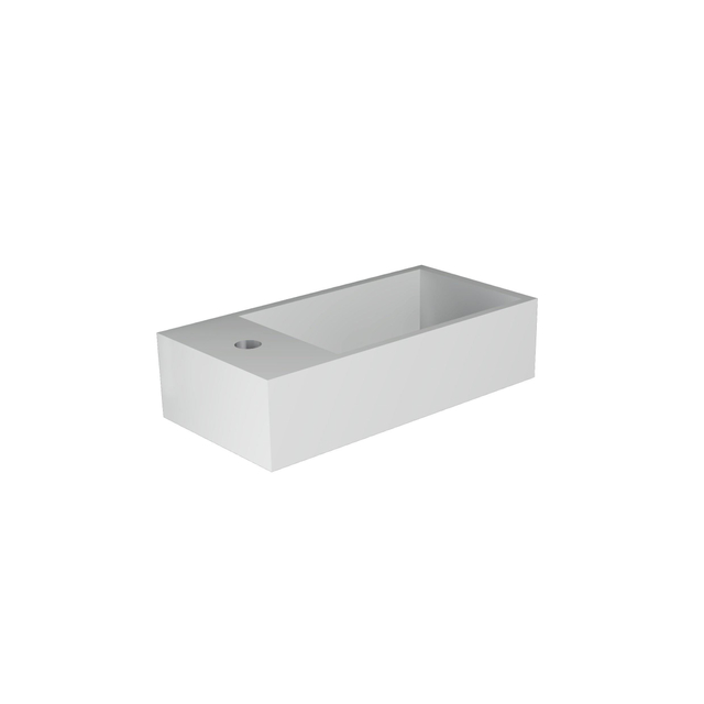 Royal Plaza Royal Plaza Dee 2.0 fontein 36x18 cm 1 kraangat links zonder overloop wit 13489