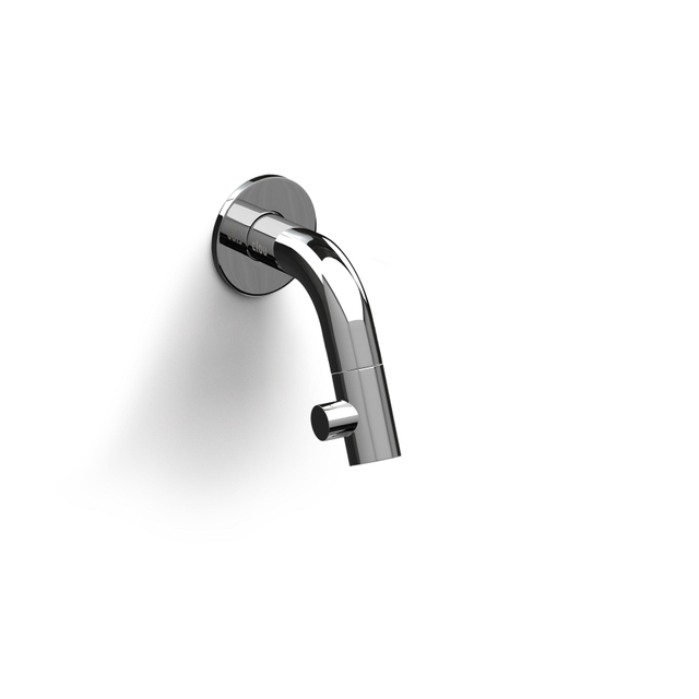 Clou Clou Kaldur kranen chroom fonteinkraan 4.5x6.8cm korte uitloop wandmontage CL/06.05.001.29