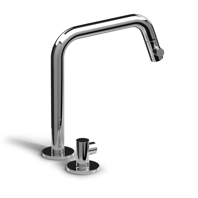 Clou Clou Kaldur kranen chroom wastafel mengkraan links CL/06.15.003.29.L