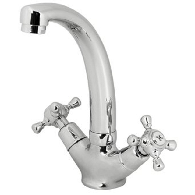 Plieger Plieger Charleston wastafelkraan met waste chroom 19009T3-T23