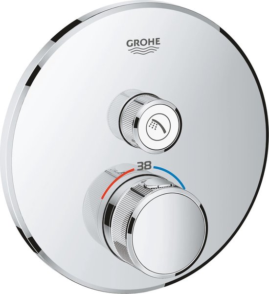 Grohe Grohtherm smartcontrol inbouw douchekraan thermostatisch chroom 29118000