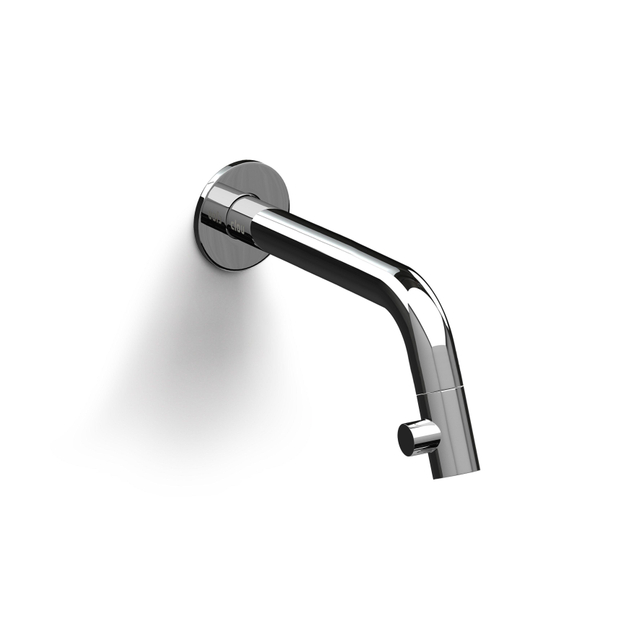 Clou Clou Kaldur fonteinkraan 2x6.8cm korte uitloop wandmontage Chroom CL/06.05.002.29