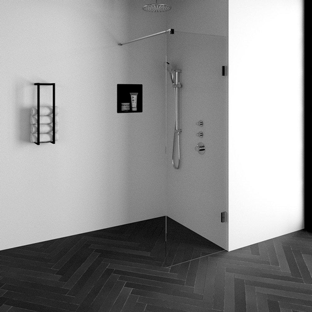 Brauer BRAUER Void inloopdouche helder glas 70x200 incl. glascoating chroom GS-VOI1H70200CE