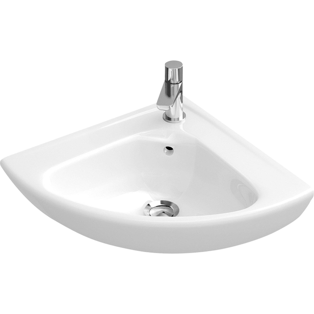Villeroy & Boch Villeroy & Boch Omnia Compact hoekfontein 55x45cm - wit 73274001