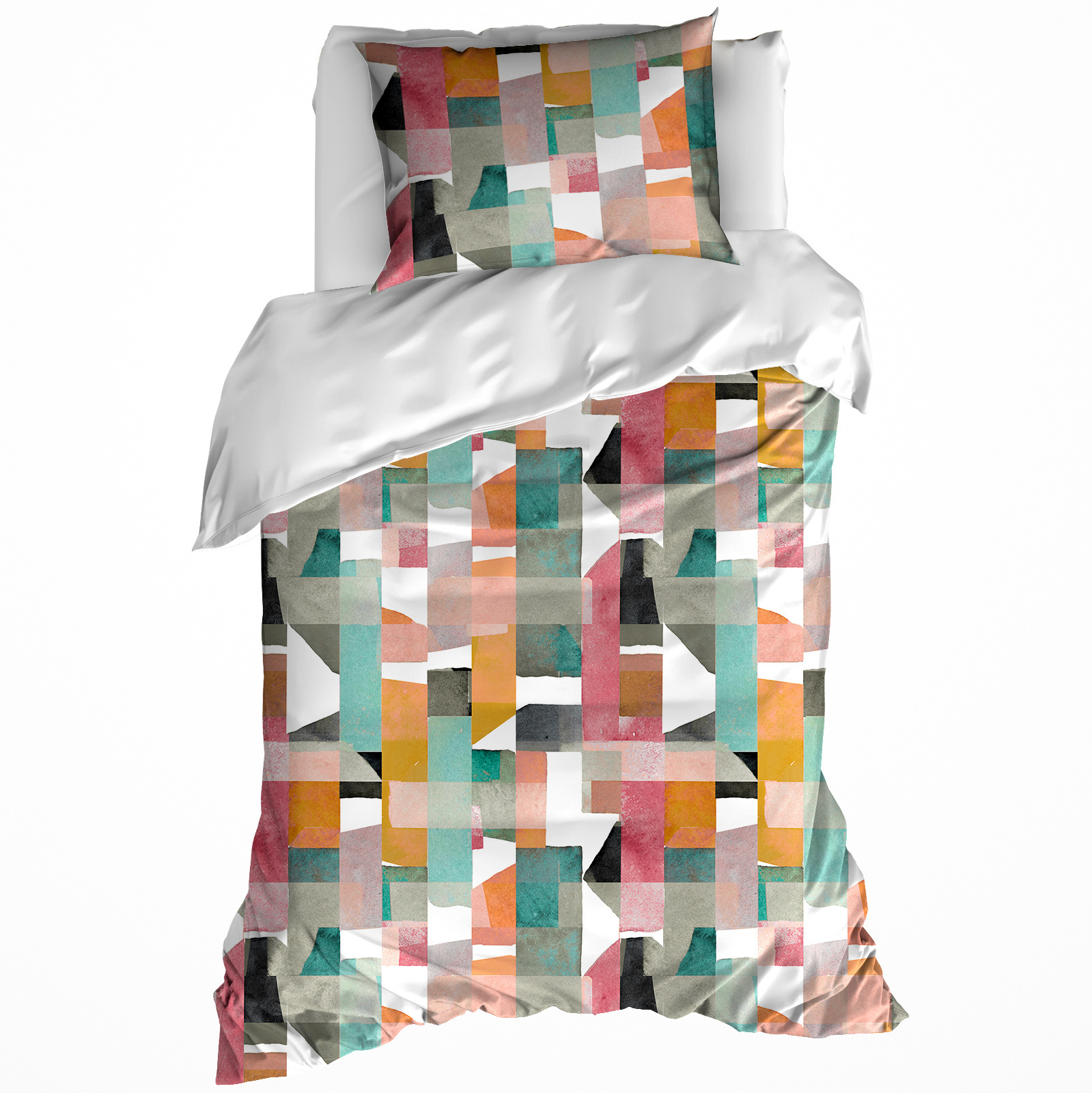 DWL Dekbedovertrek june mineral 140x200/220+60x70