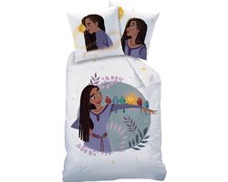 Dekbedovertrek Asha - Eenpersoons - 140 x 200 cm - Katoen