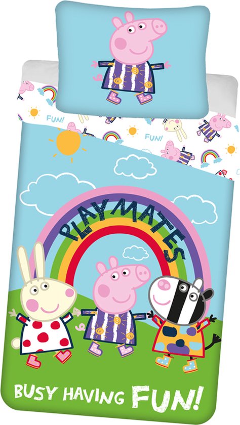 Dekbedovertrek Glow in the Dark Playmates - Eenpersoons - 140 x 200 cm - Katoen