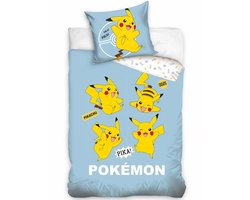 Dekbedovertrek, Pika! - Eenpersoons - 140 x 200 cm / 70 x 90 cm - Katoen