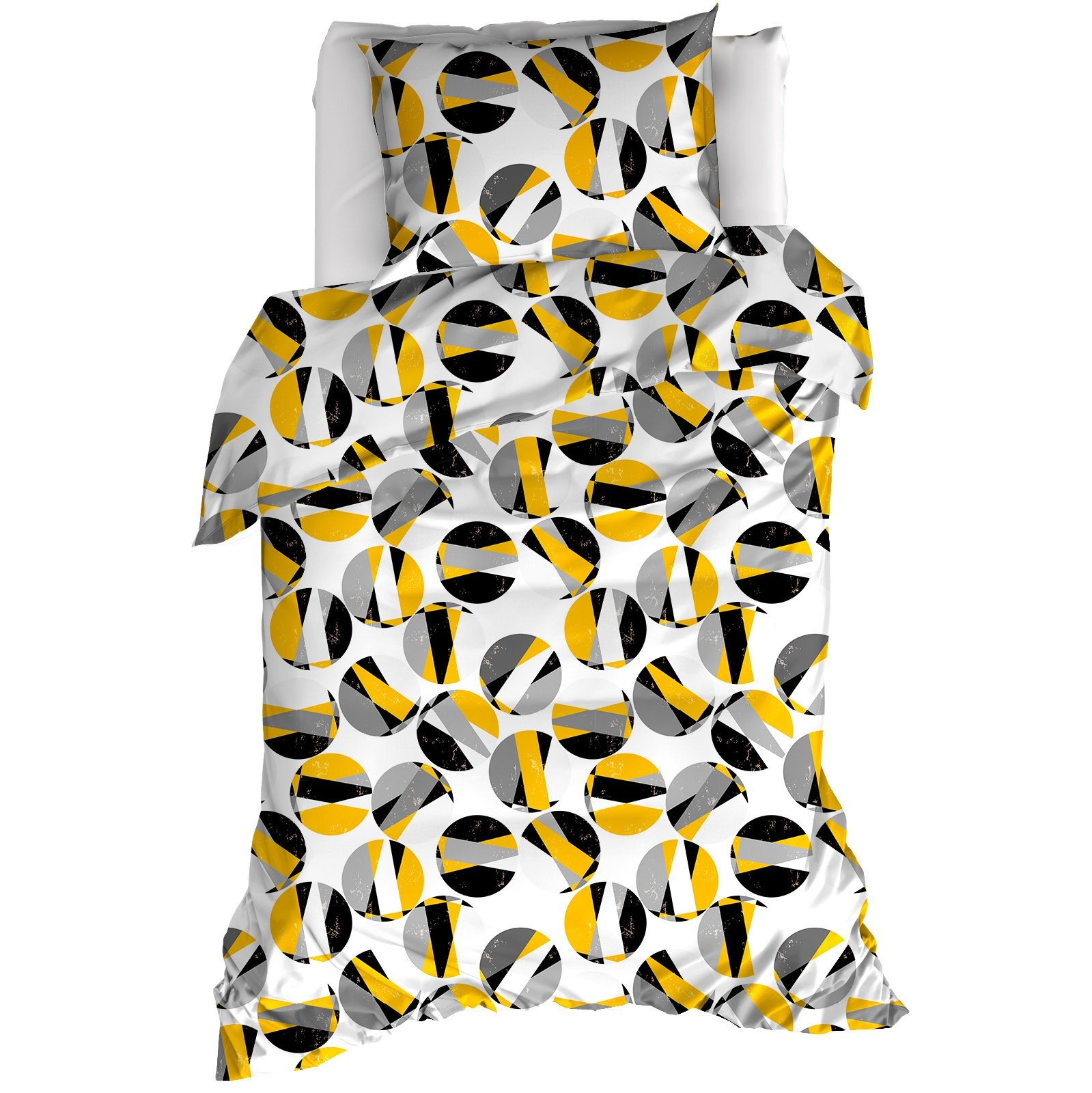 Dekbedovertrek Odil Marble - Eenpersoons - 140 x 220 cm - Katoen