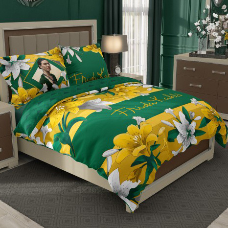 Dekbedovertrek Lelie - 140 x 200 cm + 70 x 90 cm - Katoen