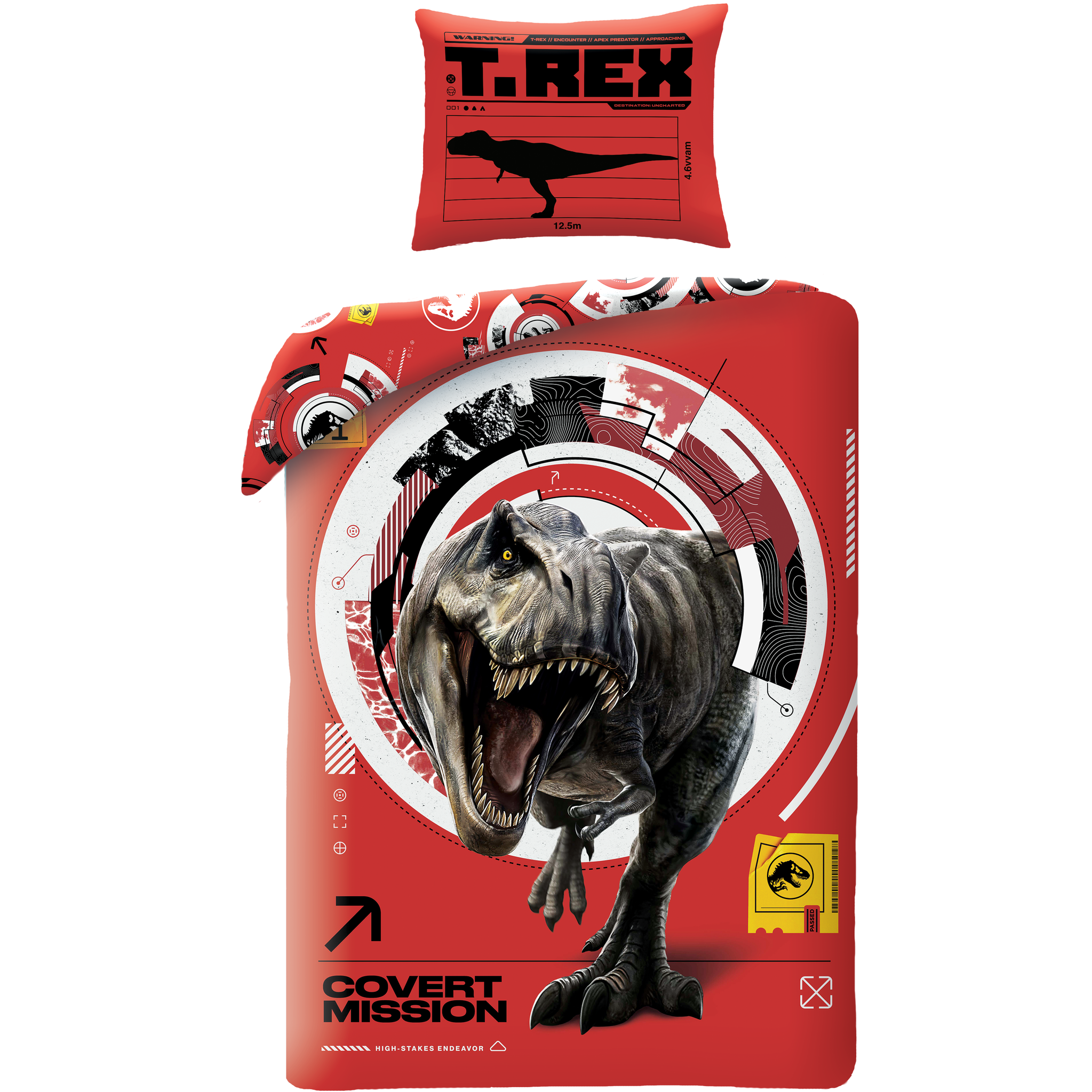 Dekbedovertrek Covert Mission - 140 x 200 cm + 70 x 90 cm - Polyester