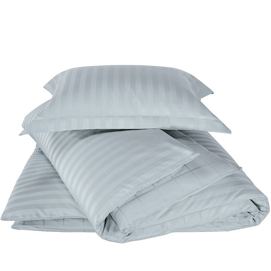 Dekbedovertrek Katoen Satijn Zygo - Eenpersoons - 140 x 220 cm - Blauw