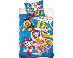 Dekbedovertrek, Anything is Pawsible - Eenpersoons - 140 x 200 cm - Polykatoen