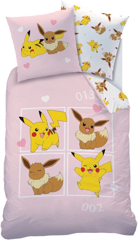 Dekbedovertrek Evoli - 140 x 200 + 63 x 63 cm - Katoen